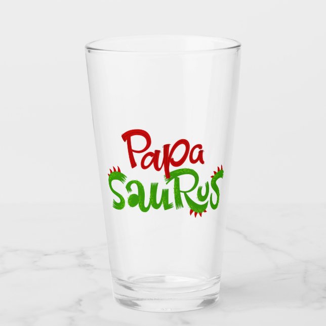 Verre Papa Saurus Graphic (Devant)