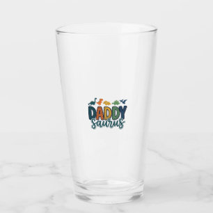 Verre Papa Saurus Mignon Papa Dinosaure Conception Vecto