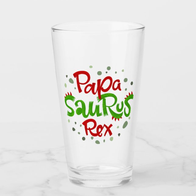Verre Papa Saurus Rex Graphic (Devant)