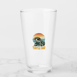 Verre Papa Tortue Rétro Coucher de Soleil Vintage Gravur