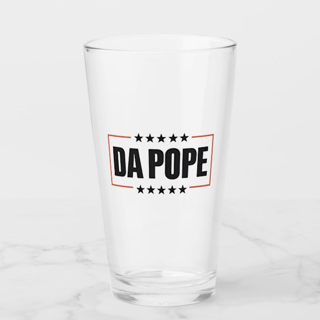 Verre Pape Léon XIV Église chrétienne Da Pape (Devant)