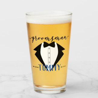 Verre Papier cadeau Groomsmen