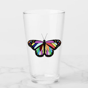 Verre Papillon coloré RP
