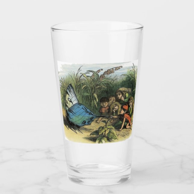 Verre Papillon Elf Art Cute Elves Papillons (Devant)
