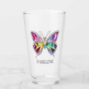 Verre Papillon en cristal arc-en-ciel bijoux