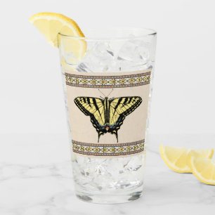 Verre Papillon Southwestern jaune Swallowtail
