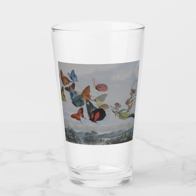 Verre Papillons et Reine Fée Papillons Fées (Devant)