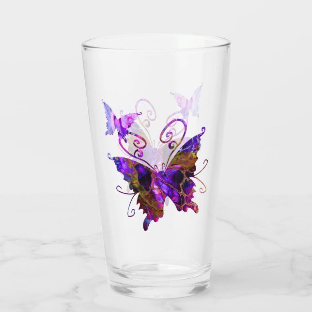 Verre Papillons Imaginaires (Dos)