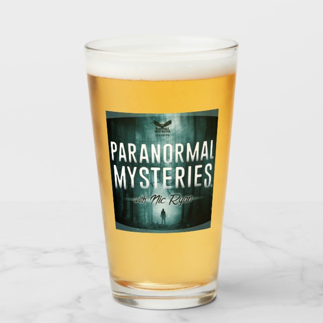 Verre Paranormal Mystères (forêt noire) Tumbler (Devant (rempli))