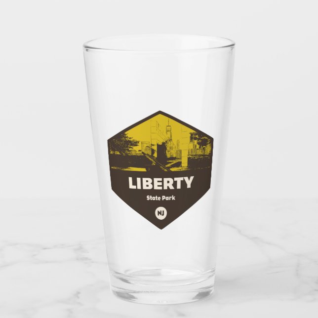 Verre Parc d'État Liberty New Jersey (Devant)
