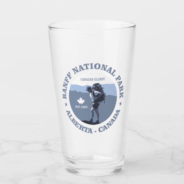 Verre Parc national Banff (BG) (Devant)