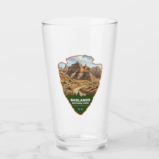 Verre Parc national de Badlands Arrowhead (Devant)