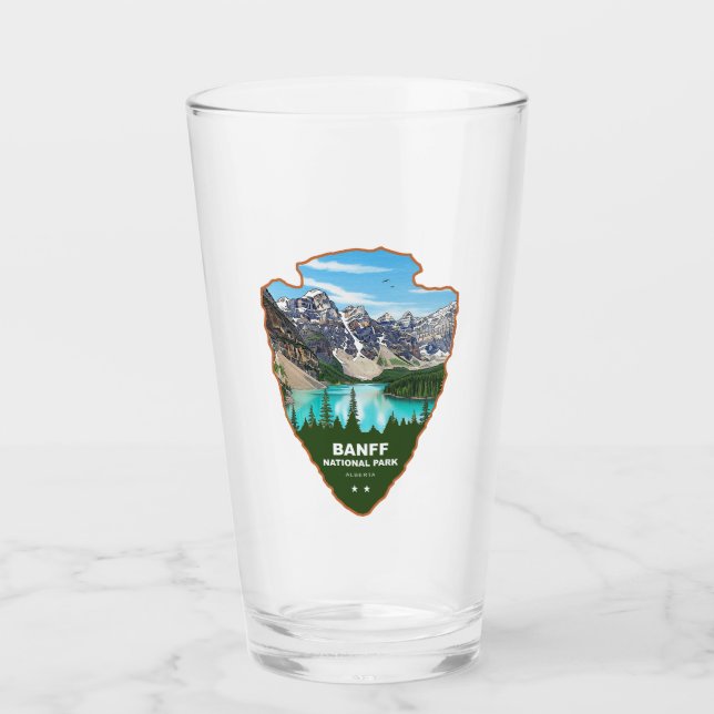 Verre Parc national de Banff Alberta Arrowhead (Devant)