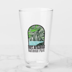 Verre Parc national de Hot Springs Arkansas Vintage