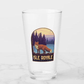 Verre Parc national de l'Isle Royale Pint Glass