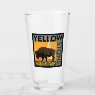 Verre Parc national de Yellowstone   Buffalo