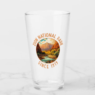 Verre Parc national de Zion Cercle en détresse rétro