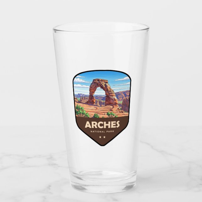 Verre Parc national des Arches Utah Bouclier (Devant)