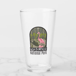 Verre Parc national des Everglades Floride Flamant rose