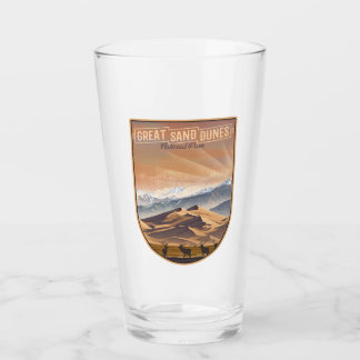 Verre Parc national des Great Sand Dunes Pint Glass