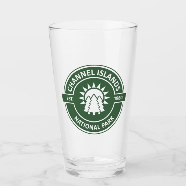 Verre Parc national des îles Channel (Devant)