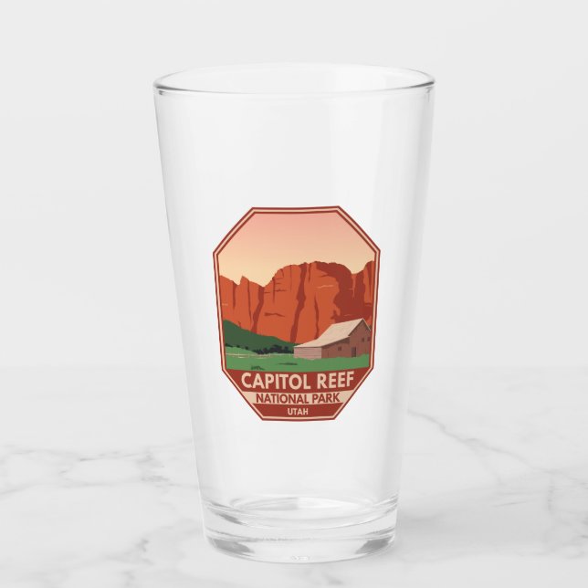 Verre Parc national du Capitol Reef Ranch Vintage (Devant)
