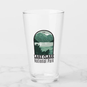 Verre Parc national du lac Clark Alaska Vintage
