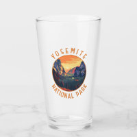 Parc national du Yosemite Sunset Retro perturbé