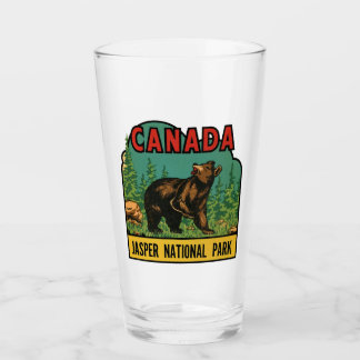 Verre Parc national Jasper Canada Point Vintage voyage
