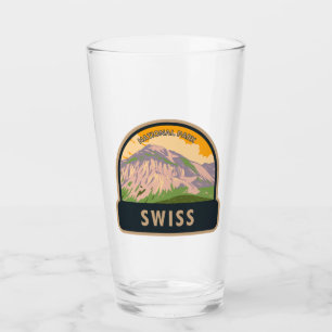 Verre Parc national suisse Suisse Vintage