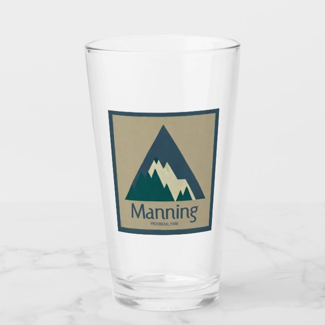 Verre Parc provincial Manning Rustique (Devant)