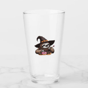 Verre Paresseux drôle avec un chapeau de sorcière appréc