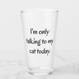 Verre Parler à mon chat