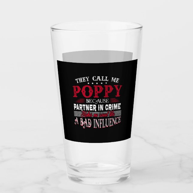 Verre Partenaire de They Call Me Poppy Because (Devant)