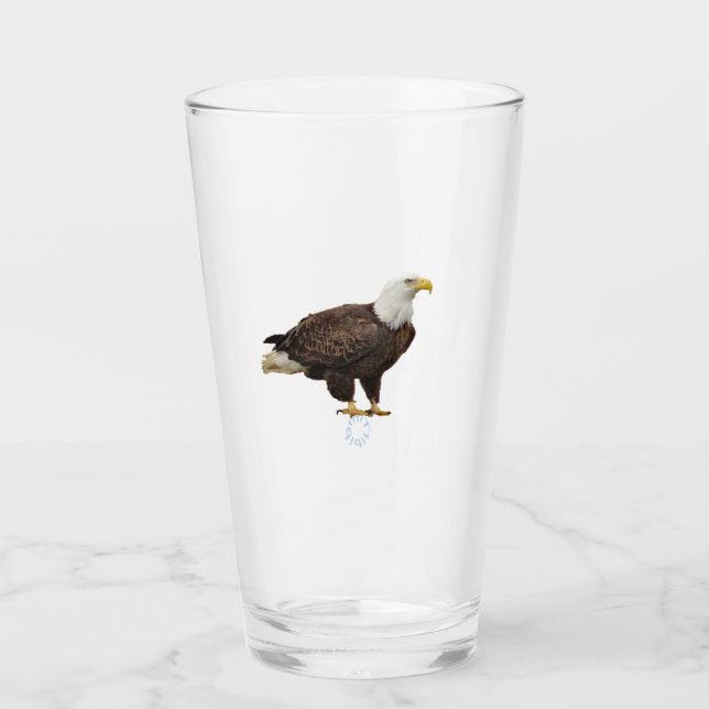 Verre Paruline à aigle chauve (Devant)