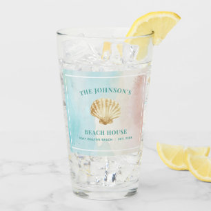 Verre Paruline à thème de la plage