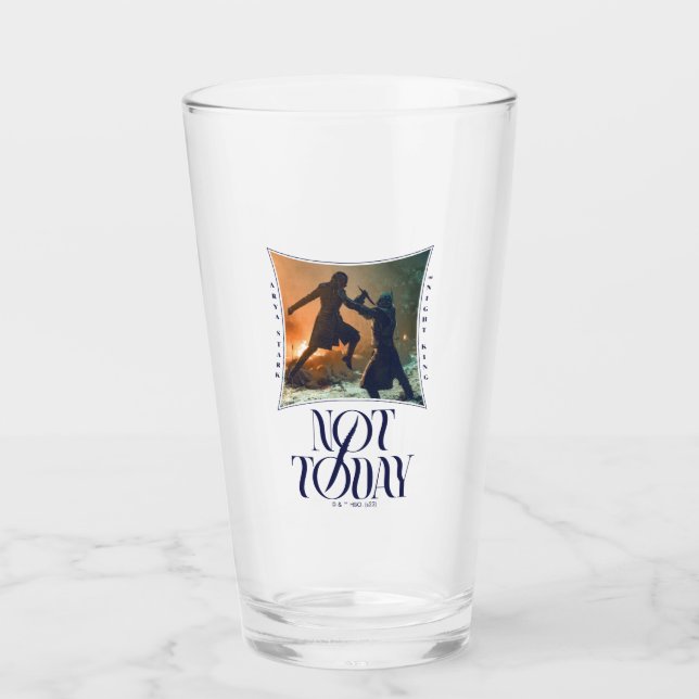Verre "Pas Aujourd'Hui" Arya Stark Vs. Le Roi De Nuit (Devant)