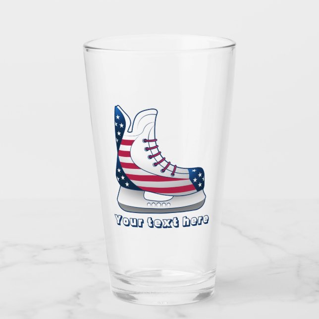 Verre Patin à glace de la fête de l'indépendance (Devant)
