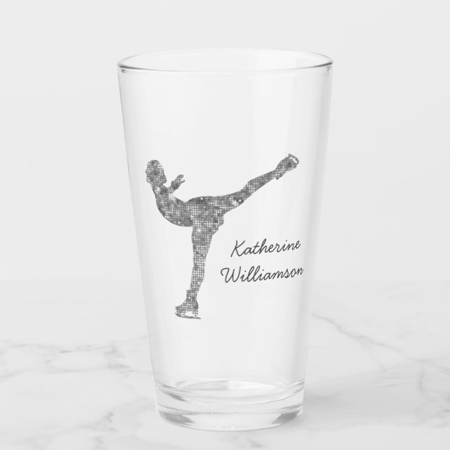 Verre Patinage artistique personnalisé Patinage sur glac (Devant)