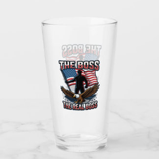 Verre Patriotic American Eagle The Real Boss Design
