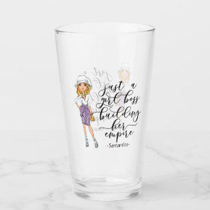 Verre Patron de fille   Blonde Lady