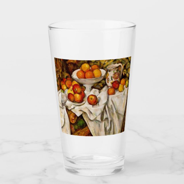 Verre Paul Cezanne Pomples Oranges Impressionnisme (Devant)