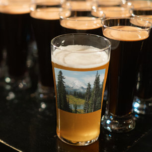 Verre Paysage du Mont pittoresque Rainier Photo