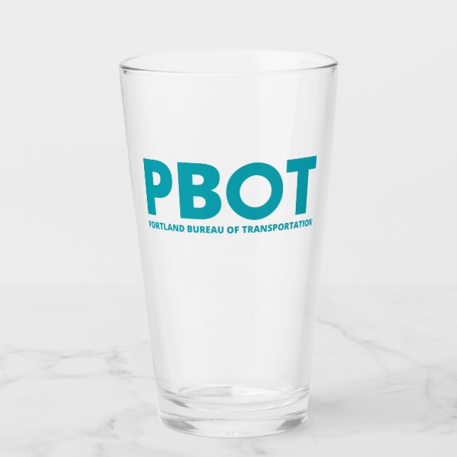 Verre PBOT Bleu logo Tumbler (Devant)