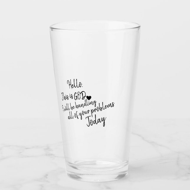 Verre Peace Encouragement Typography Modern Faith-Based  (Devant)