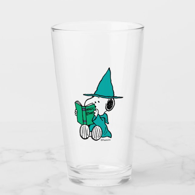 Verre Peanuts Snoopy Potions Magiques Halloween (Devant)