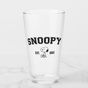 Verre PEANUTS   Vintage Snoopy - Est. 1950