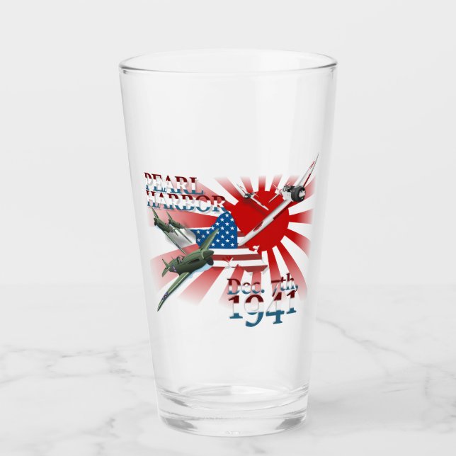 Verre Pearl Habor 7 décembre 1941 (Devant)