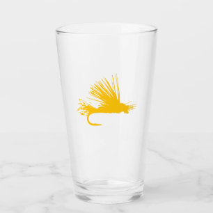 Verre Pêche à la mouche jaune FisherMan