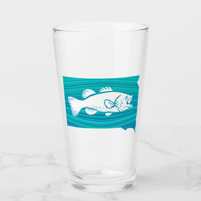 Verre Pêche par vagues du Dakota du Sud (Devant)